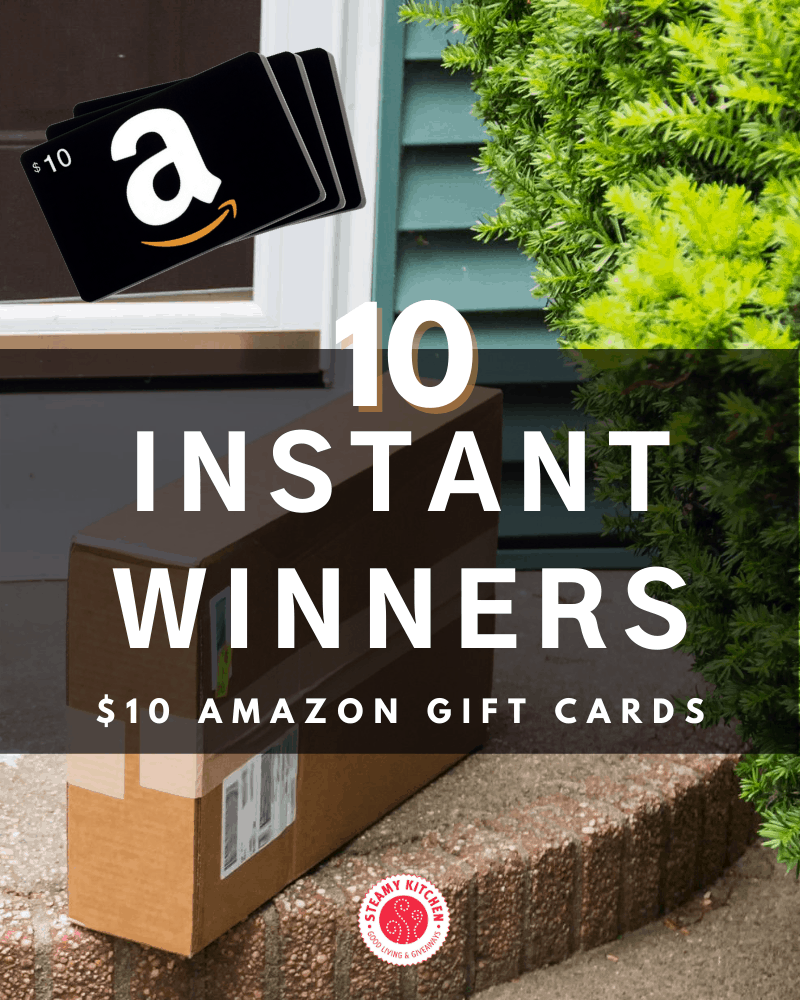 Amazon 10 Gift Card Instant Win Game Steamy Kitchen Recipes Giveaways