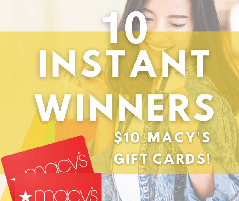 Macy’s Instant Win Game