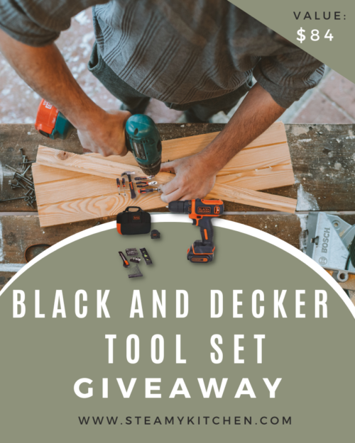 Black and Decker Tool Set Giveaway