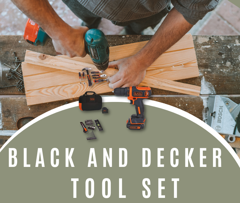 Black and Decker Tool Set Giveaway