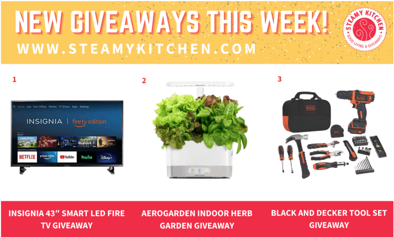 Steamy Kitchen Update Steamy Kitchen Recipes Giveaways   Giveaways 