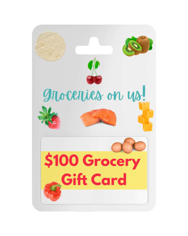 $100 Grocery Gift Card Giveaway