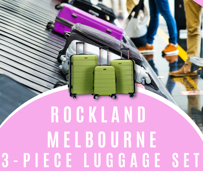 Rockland Melbourne 3-Piece Luggage Set Giveaway