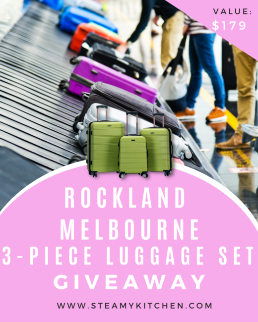 Rockland Melbourne 3-Piece Luggage Set GiveawayEnds in 87 days.