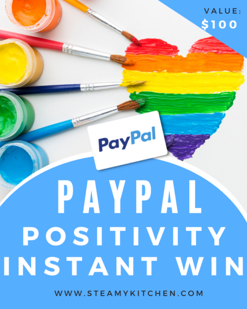Instant Win: Positivity Pay Pal Cash Giveaway 