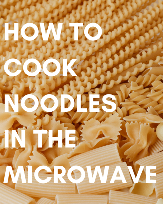 Noodles in the Microwave