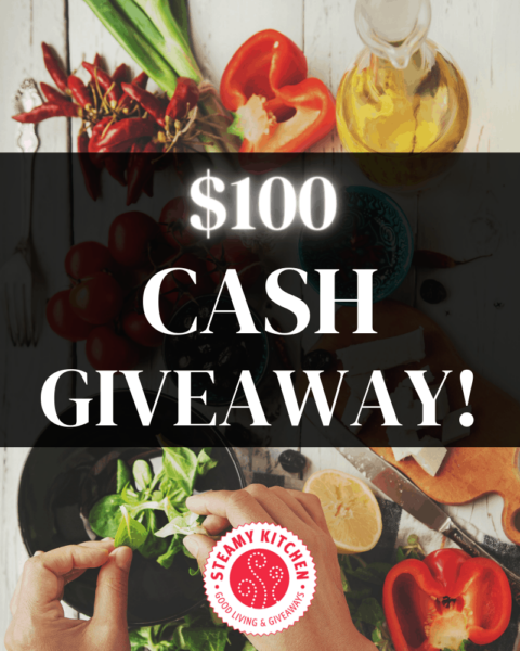 100 Cash Prize Giveaway Steamy Kitchen Recipes Giveaways   1 10 480x600 