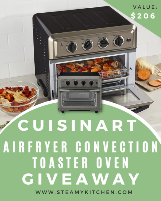 Cuisinart AirFryer Convection Toaster Oven GiveawayEnds in 25 days.
