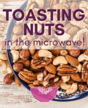 how to toast nuts in the microwave image