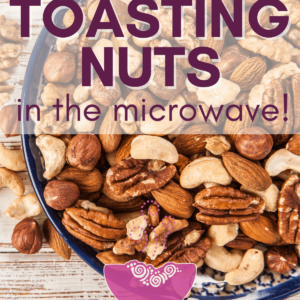 how to toast nuts in the microwave image
