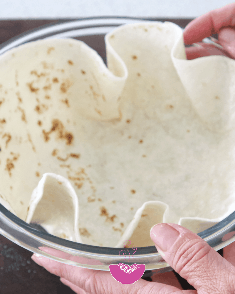 How to Make a Crunchy Tortilla Bowl
