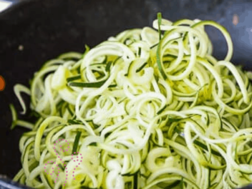 How to Cook Zucchini Noodles (step by step photos