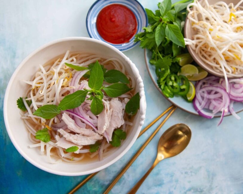 Vietnamese Turkey Pho Recipe (Using Leftover Turkey Bones!) • Steamy ...