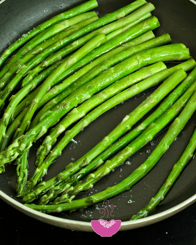 saute asparagus