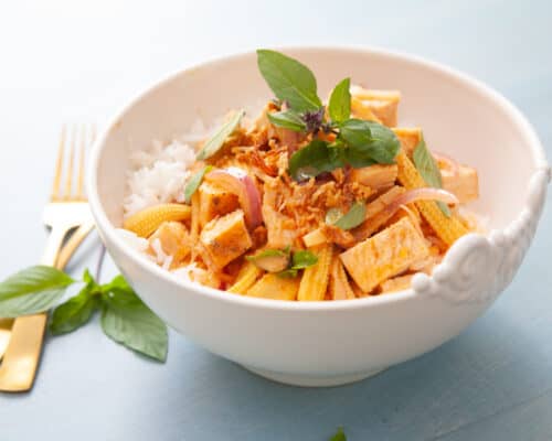 Love Your Leftovers and try this Turkey Thai Curry Bowl