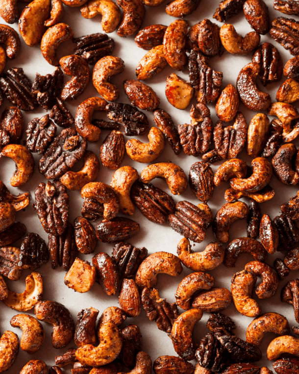 Easy Spiced Nuts Steamy Kitchen Recipes Giveaways   EASY SPICED NUTS 3 610x763 