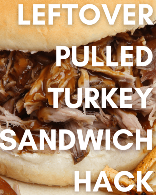 Leftover Turkey Cranberry BBQ Sandwiches