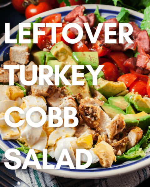 Leftover Turkey Cobb Salad • Steamy Kitchen Recipes Giveaways