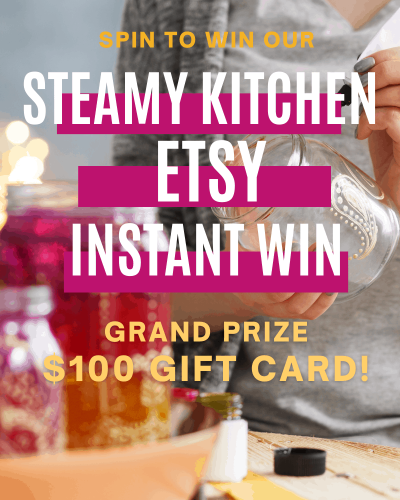 Steamy Kitchen Etsy Giveaway Steamy Kitchen Recipes Giveaways   Steamy Kitchen Etsy Instant Win  