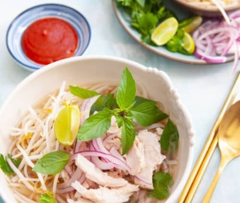 Vietnamese Turkey Pho Recipe (Using Leftover Turkey Bones!)