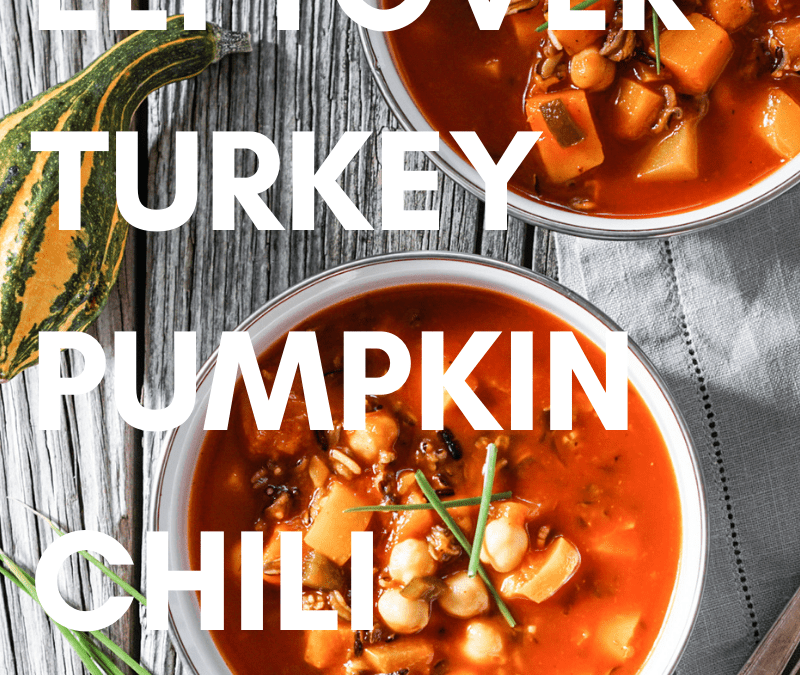 Leftover Turkey in Pumpkin Chili