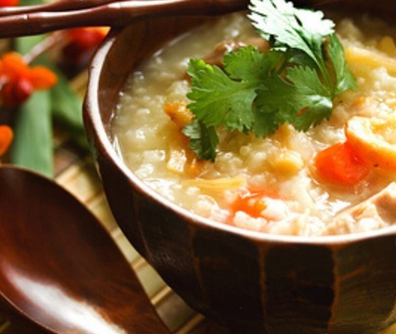 Leftover Turkey Recipe: Chinese Congee (Rice Porridge or Jook)