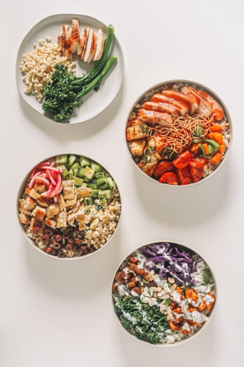 Make Buddha Bowls with Leftover Seafood