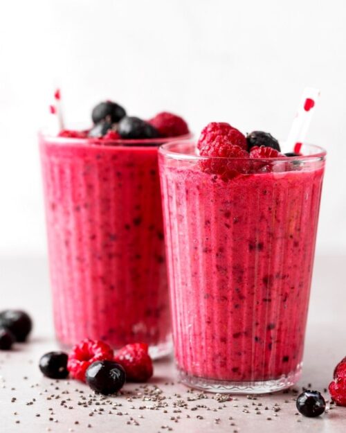 Make Smoothies with Extra Berries