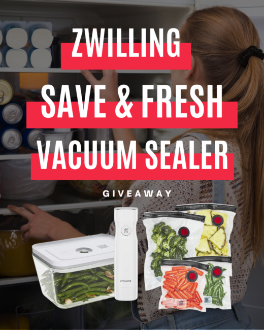 ZWILLING Fresh & Save Vacuum Sealer Giveaway