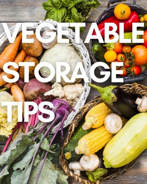 How to Store Vegetables and Make Them Last Longer • Steamy Kitchen ...