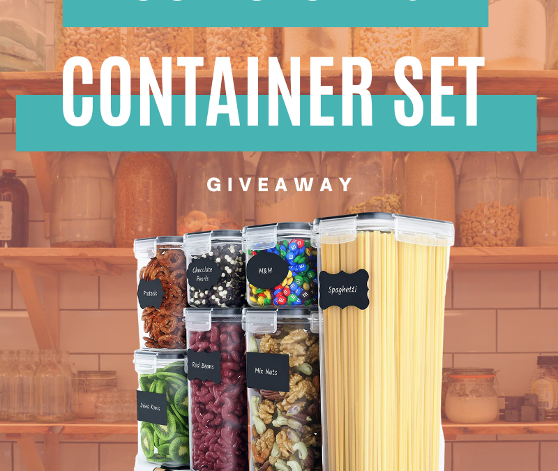 Airtight Food Storage Container Set Giveaway