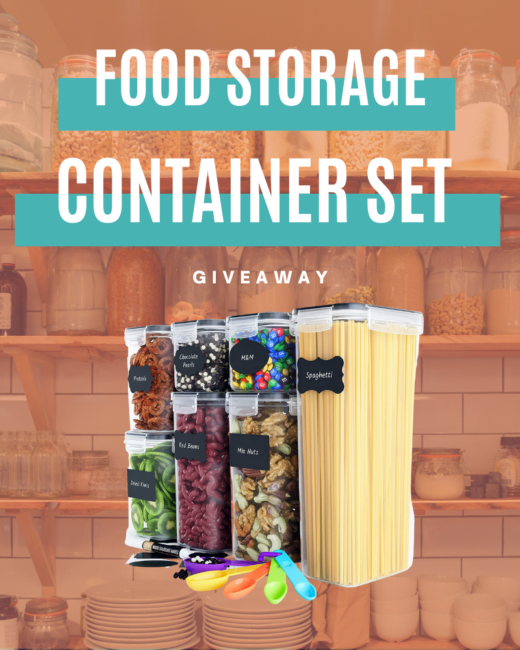 Airtight Food Storage Container Set Giveaway • Steamy Kitchen