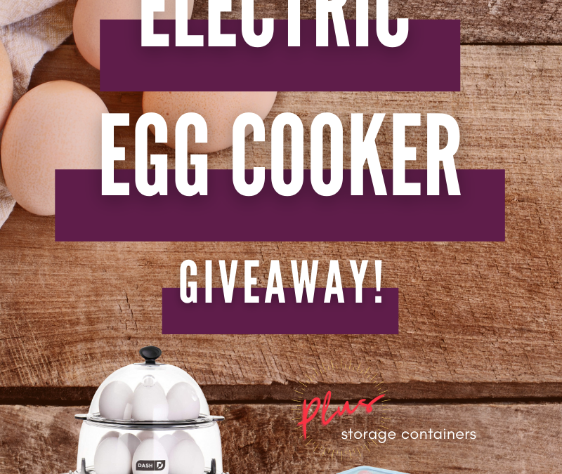 DASH Deluxe Electric Egg Cooker Giveaway