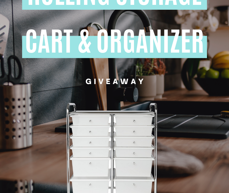 Honey-Can-Do Rolling Storage Cart and Organizer Giveaway