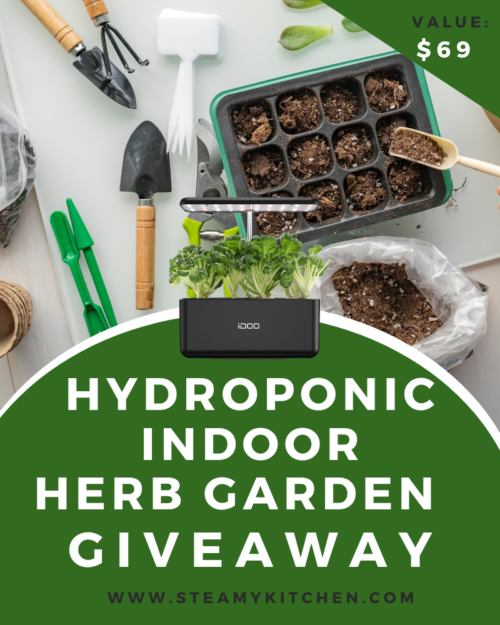 Hydroponic Indoor Herb Garden Giveaway