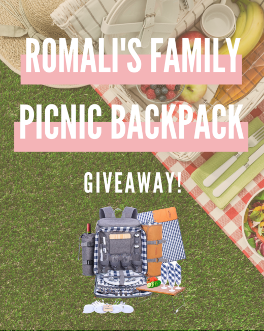 Romali’s Family Picnic Backpack for 4 Giveaway
