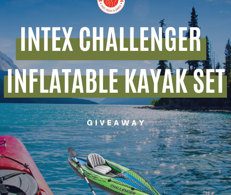 Intex Challenger Inflatable Kayak Set Giveaway