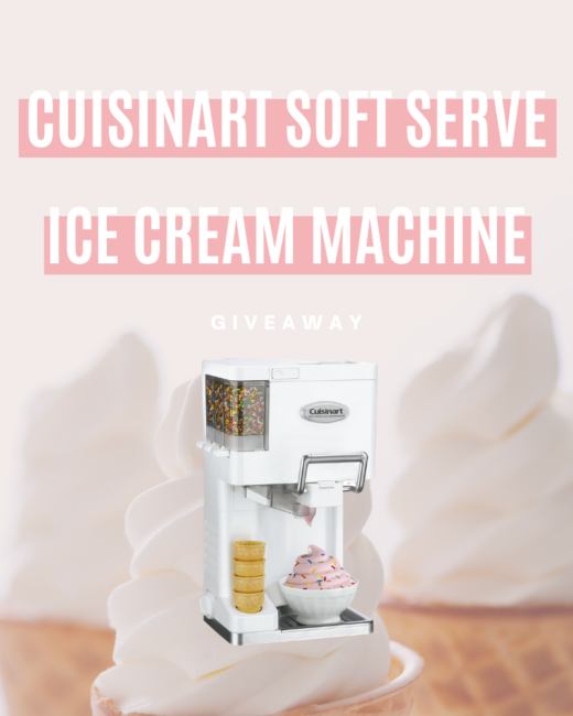 Cuisinart Soft Serve Ice Cream Machine Giveaway • Steamy Kitchen