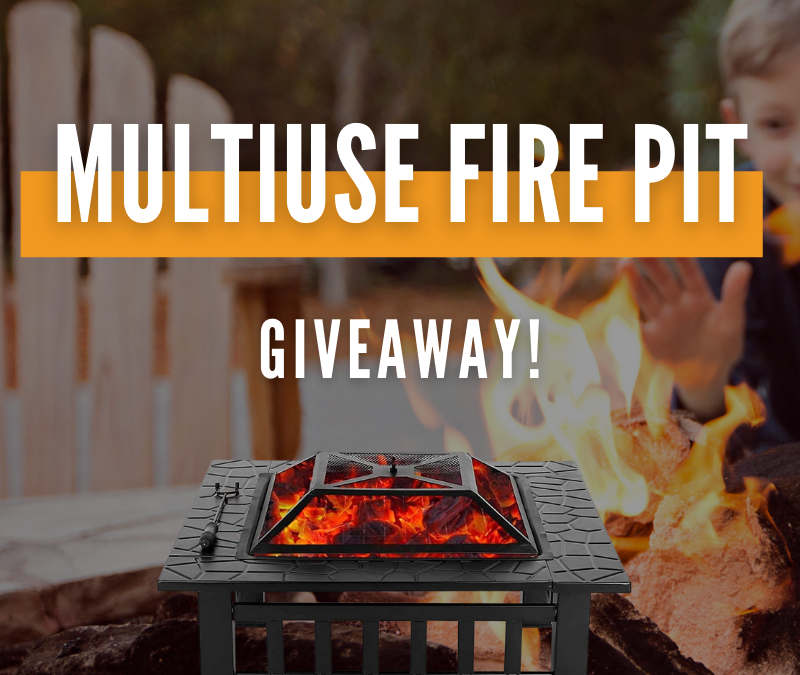 Outdoor Multi Use Fire Pit Giveaway