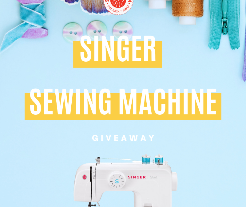 Singer Sewing Machine Giveaway