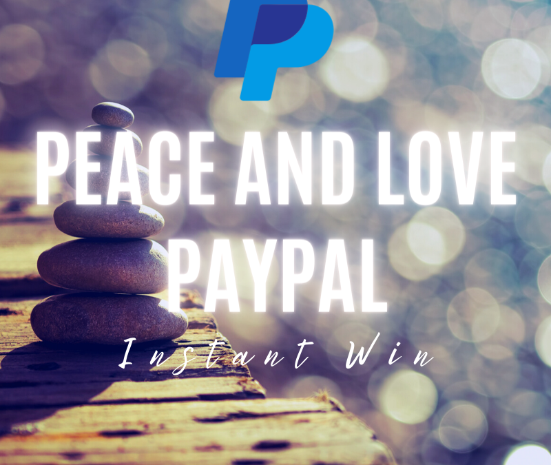 Peace and Love PayPal Instant Win Game