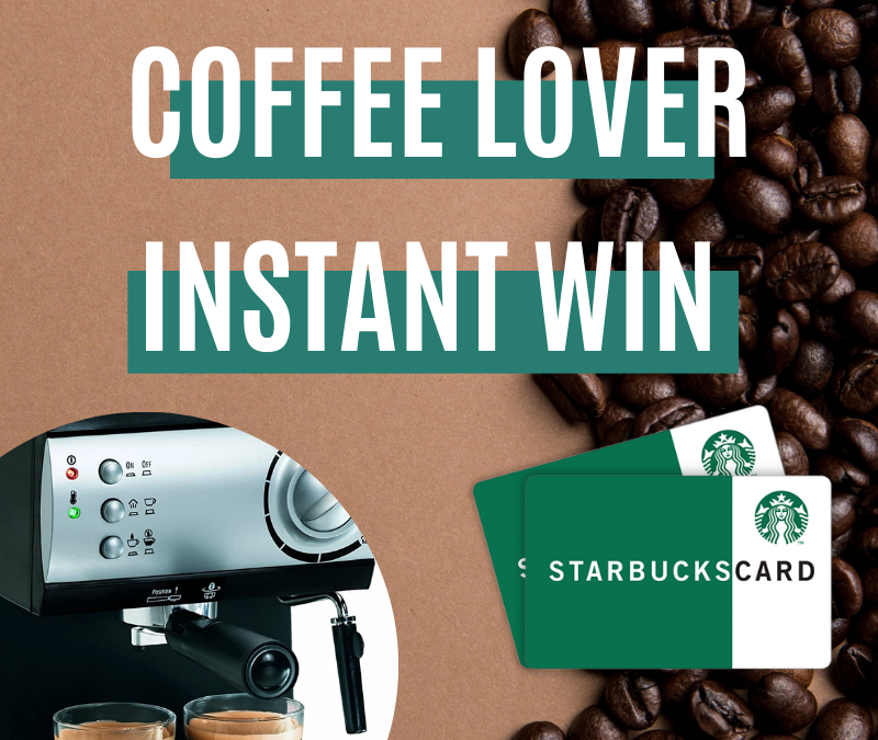 Coffee Lover Starbucks Instant Win Game