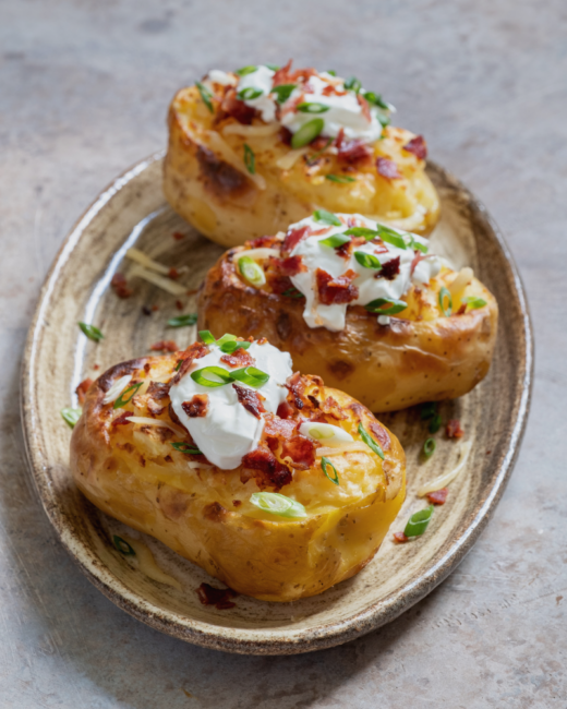 Baked Potato In The Microwave • Steamy Kitchen Recipes Giveaways
