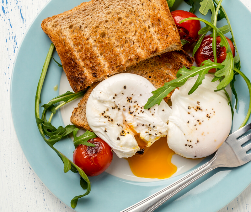 Poached Eggs in the Microwave