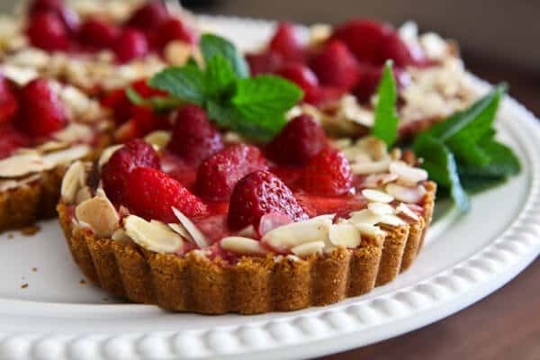 Strawberry Almond Cream Tart