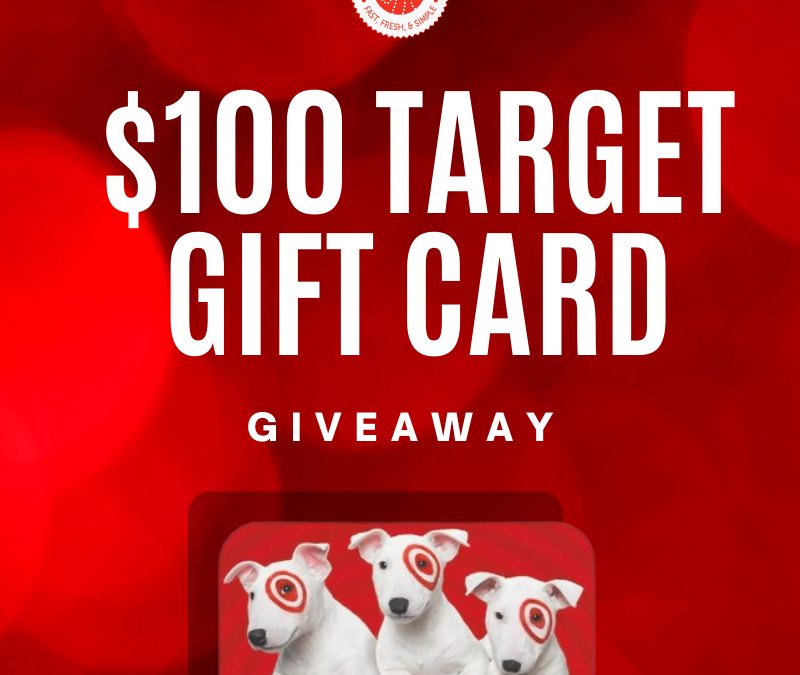 $100 Target Gift Card Giveaway