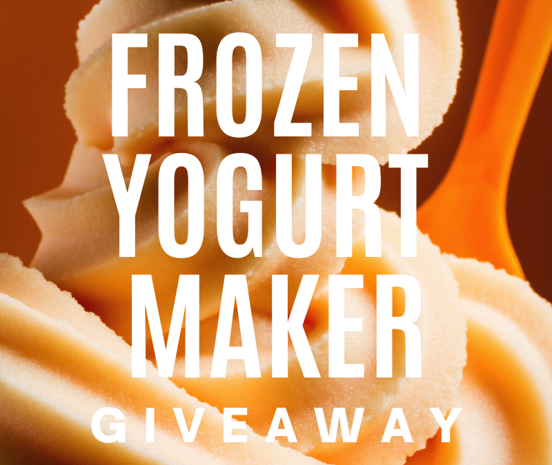 Frozen Yogurt Maker Giveaway