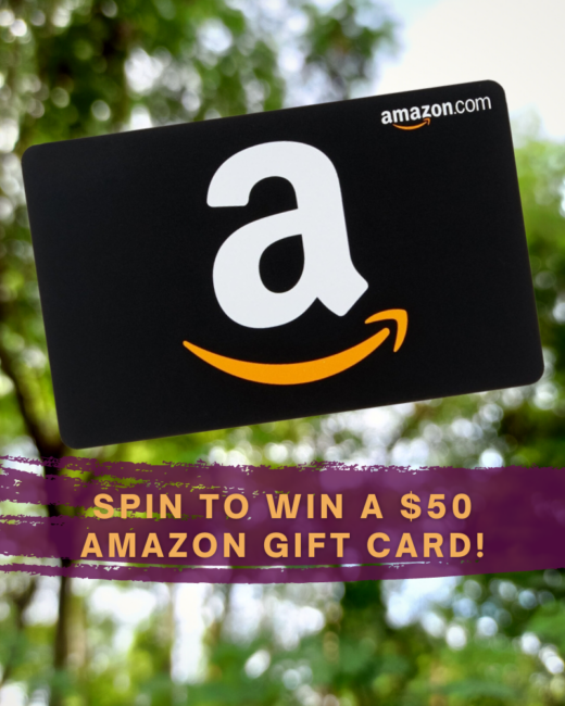 spin to win a $50 amazon gift card