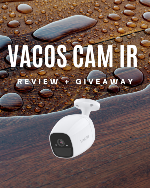 Vacos Security Camera Review and Giveaway