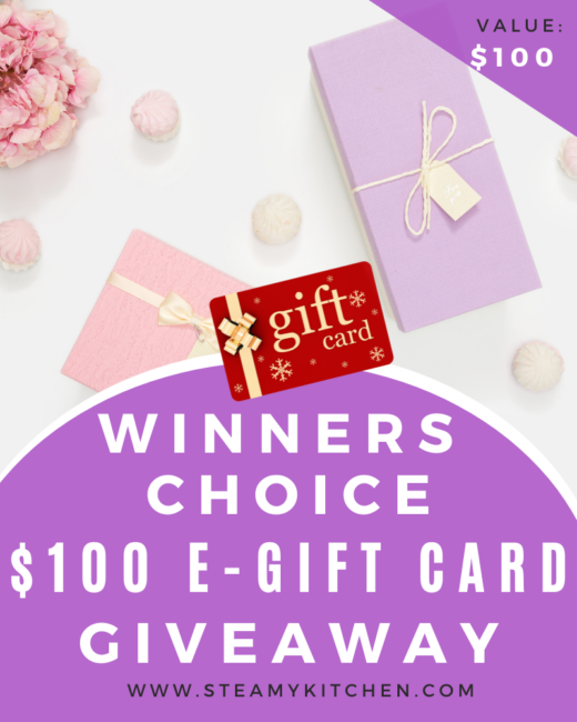 $100 Winners Choice Gift Card GiveawayEnds in 33 days.